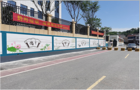 隆安社会主义核心价值观墙体彩绘